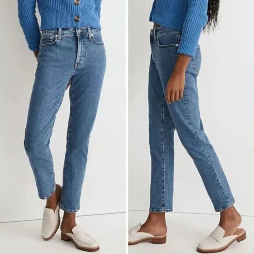 Madewell The Perfect Vintage Jean Mid Rise Straight Leg Denim Classic Size 27